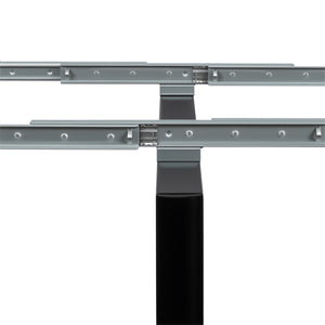 English Elm Modern Extendable Dining Table with Built-In Outlet, USB Ports & Storage, Space-Saving Console to 118" Walnut W331S00191