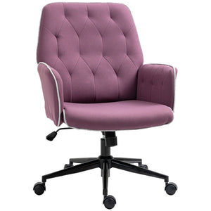 English Elm Spandex Tufted Swivel Desk Chair with Foam Padding for Home Office Comfort T3971P386277