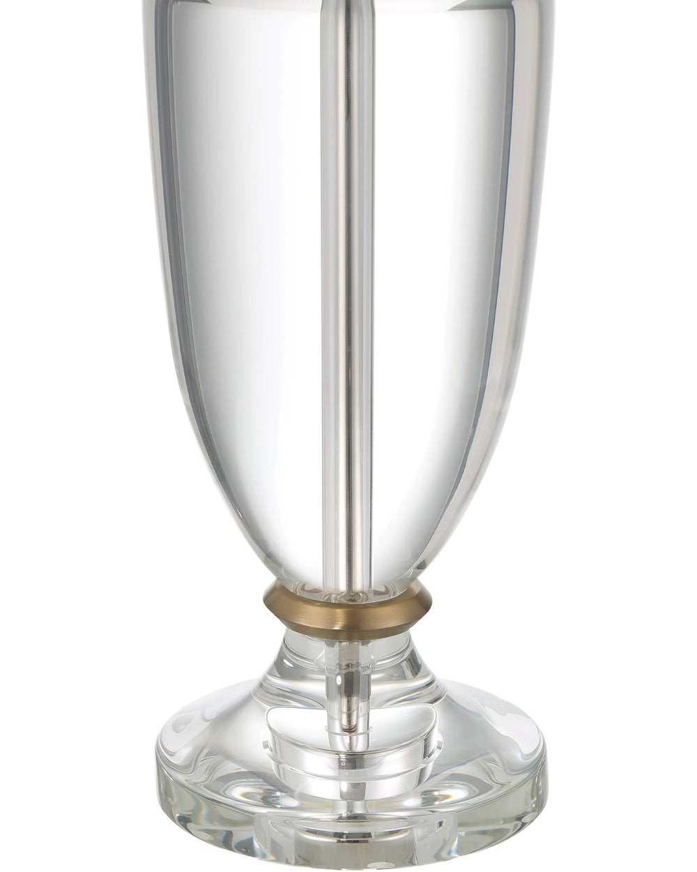 Currey & Company Classico Table Lamp - Elegant 19th-century Inspired Crystal Design With Natural Brass Finish Clear Optic Crystal ,Metal 6000-1015-currey-company