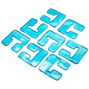 Glass Links 04981 Blue 05121 Cyan Design