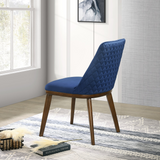 English Elm Ashcroft Furniture - Clove Navy Blue Velvet Dining Chair (Set Of 2)