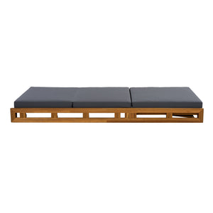 English Elm Christopher Knight Home® - Lounge Chaise Set - Durable Acacia Wood With Plush Triple-Fold Cushion For Ultimate Outdoor Relaxation N770P272405T_N770P208326G