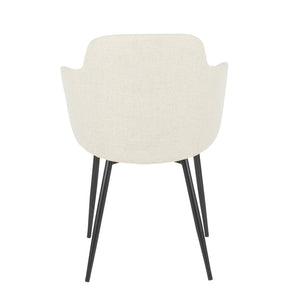 English Elm Mason Swivel Dining Chairs Faux Leather Upholstered with Steel Base Set of 2 B202P223435