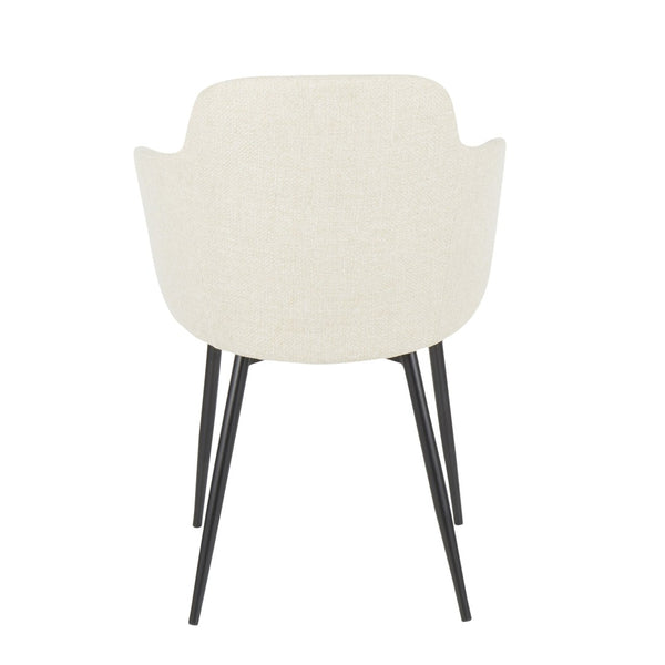 English Elm Mason Swivel Dining Chairs Faux Leather Upholstered with Steel Base Set of 2 B202P223435