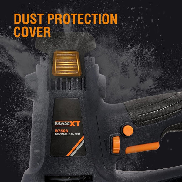 English Elm Handheld Drywall Sander 810w with Led Light Self Dust Extraction Variable Speed T3177P305033