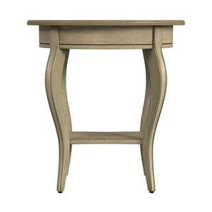 Butler Specialty Jeanette Elegant Oval Wood Accent Table With Drawer And Open Shelf For Stylish Home Decor Beige Mdf,Rubberwood Solids,Cherry,Maple And Walnut Veneers 532424-butler