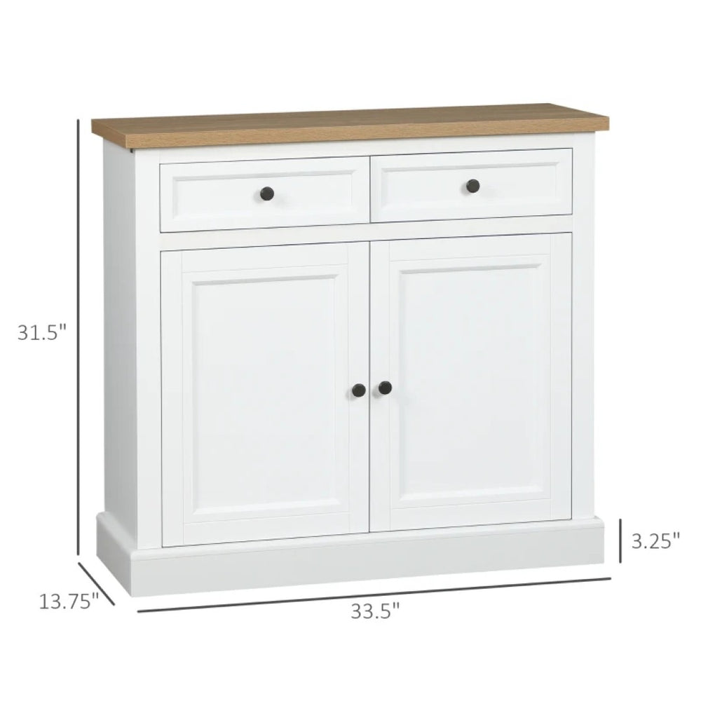 English Elm Storage Shoe Cabinet with Louvered Doors Six Adjustable Shelves and Slim Metal Legs T3971P465382