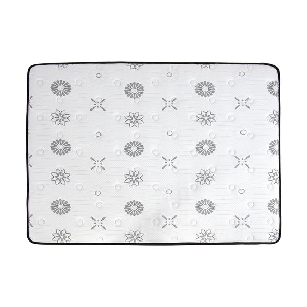 English Elm 12-inch Vela Promo Hybrid Queen Mattress with Breathable Quilted Cover, Green Tea Freshness, Plush Support White 16.5 L x 16.5 W x 80 H B011P213355