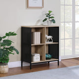 OSP Home Furnishings Ace 4 Cube Storage/Bookcase River Oak