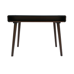 English Elm Christopher Knight Home® - Writing Mid-Century Modern Desk with Large Drawer & Rubberwood Legs, 40" Workspace, Sleek Storage and Stability Grey+Brown N770P323357E