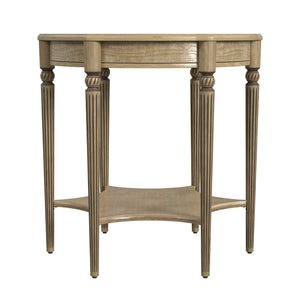 Butler Specialty Bainbridge Round Wood Side Table With Open Shelf - Elegant Design, Solid Wood & Cherry Veneers Beige Rubberwood Solids,Cherry,Maple,Walnut And,Or Olive Ash Burl Veneers,Resin,Mdf 557424-butler