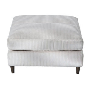 English Elm Modern corduroy modular sectional sofa U‑ or L‑shape convertible oversized seating with storage pockets adjustable headrests Beige W2121S00007