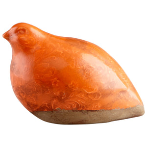 Partridge Sculpture Orange 05675 Cyan Design