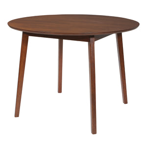 OSP Home Furnishings Chesterfield Dining Table Walnut