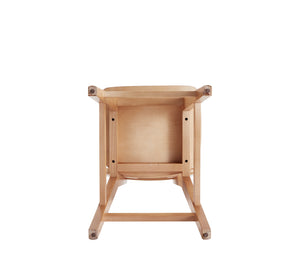 English Elm Versailles Cane Back Wood Counter Stool with Solid Ash Frame, Rattan Seat, 275 lb Capacity, Fully Assembled Natural B365P398032