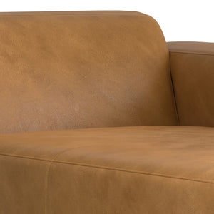 English Elm Rex Right Chaise Sofa Module - Luxurious Sienna Leather, Modular Design, Plush Comfort & Style B136P199249-GIGA