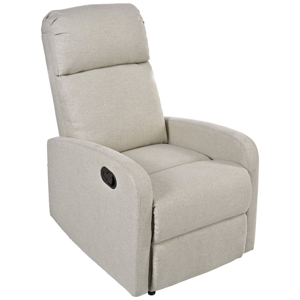 English Elm Christopher Knight Home® - Modern Recliner Plush Manual Recliner Chair with Ergonomic Support, 3-Position Backrest, Durable Fabric Comfort Wheat N763P256491A