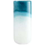 Cloud Vase Blue and White 05877 Cyan Design