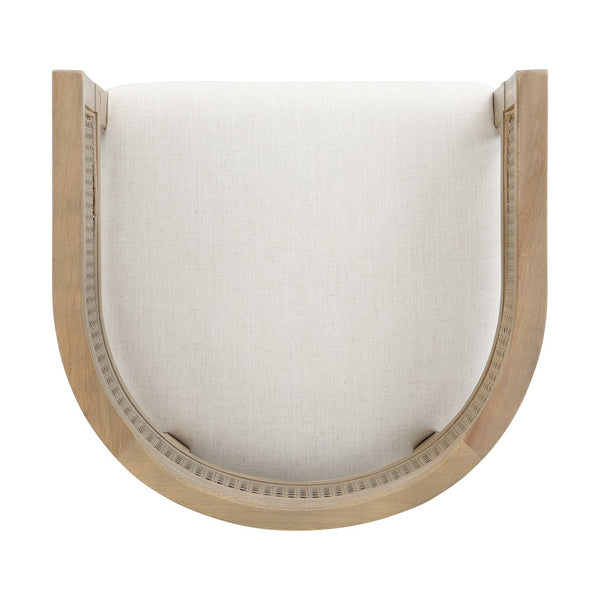 English Elm Christopher Knight Home® - Wood Upholstered Arm Bar Stools Set Of 2 - Beige & Walnut Finish, Perfect For Cozy Kitchen Spaces! N771P265581A