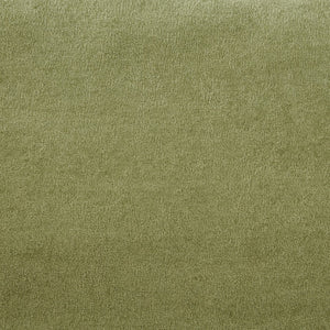English Elm Modern Chenille Accent Chair with Ottoman Plush Wide Seat Curved Arms for Bedroom Green N719P428439F