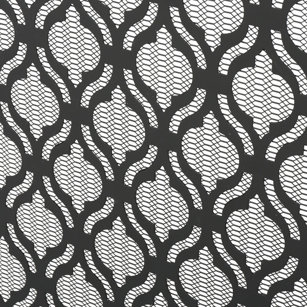 English Elm Christopher Knight Home® - FIRE Iron Single Panel Elmer Fireplace Screen — Durable Decorative Hearth Shield Protects Home Interiors Black 61130.00BLK