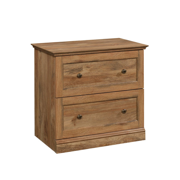English Elm Lateral File Cabinet In Stylish Brown Finish - Durable, Compact Design For Efficient Document Storage B356P402720