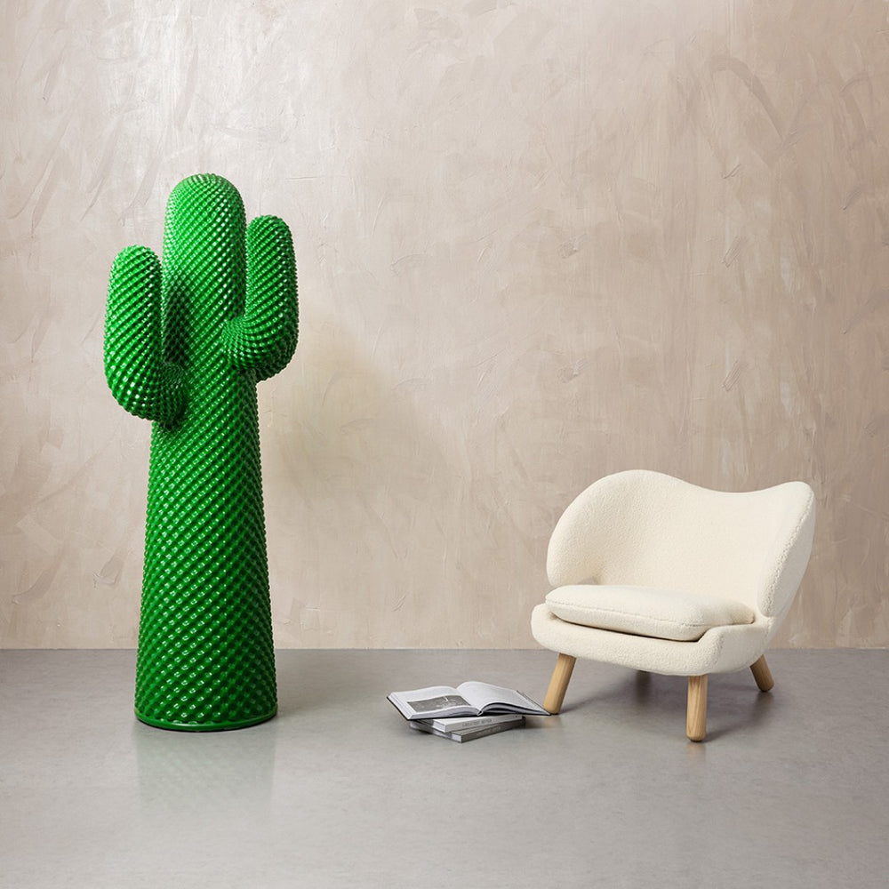English Elm Drocco Sculptural Cactus Floor Coat Rack Fiberglass Pop Art Icon for Modern Entryways B353P453242