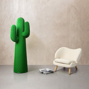 English Elm Drocco Sculptural Cactus Floor Coat Rack Fiberglass Pop Art Icon for Modern Entryways B353P453242