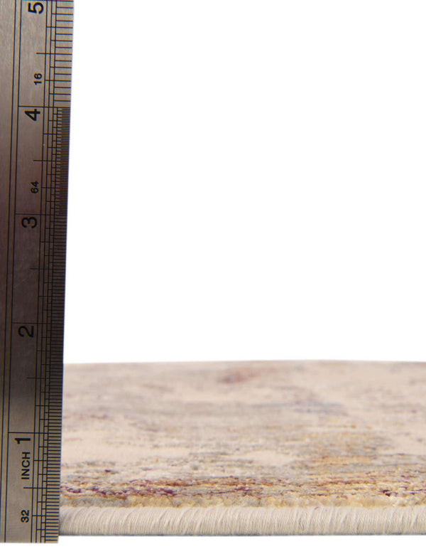 Unique Loom Deepa Cloud Machine Made Abstract Rug Multi, Beige/Blue/Gray/Ivory/Purple/Light Brown 5' 3" x 7' 10"