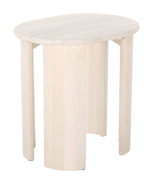 Risan Side Table Natural 109923 Zuo Modern