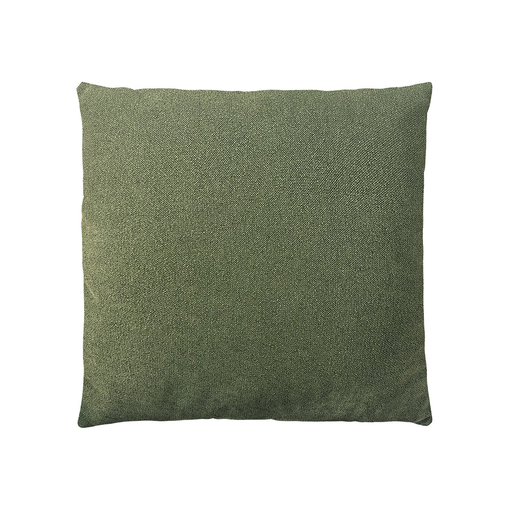 JLA Home Chapel Hill - Solid Square Pillow — Plush 20x20 Decorative Throw with Feather-Polyester Fill, Subtle Stripe Detail for Layering and Long-Lasting Comfort Green CH30-0032