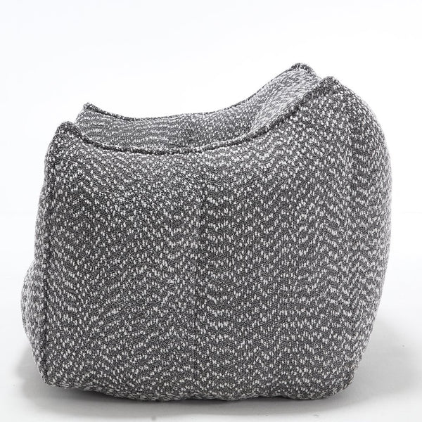 English Elm Sofa plush beanbag chair with superfiber cover and resilient foam filling for ultimate home comfort and relaxation Grey W1996P252268