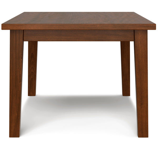 English Elm Eastwood Walnut Dining Table 66"x40" — Handcrafted Solid Veneer Top, Thick Legs, Durable Lacquer Finish B136P203506