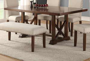 English Elm Classic 60" Dining Table with 18" Butterfly Leaf — Elegant Veneer Finish, Sturdy Rubberwood Base, 30"H Cherry 29 L x 30 W x 10 H B011S01790