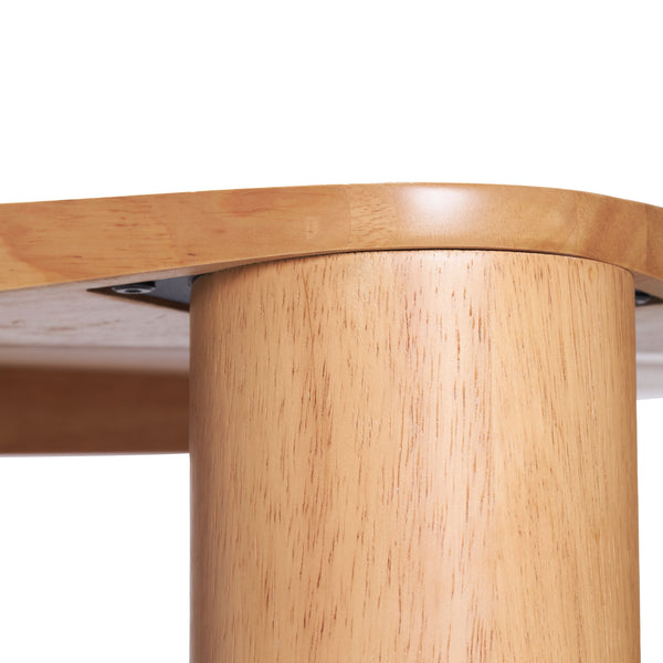 Zuo Modern Eazy Dining Table - Timeless Elegance With Durable Rubber Wood Frame For Modern Dining Spaces Natural Rubberwood 110392-zuo-modern