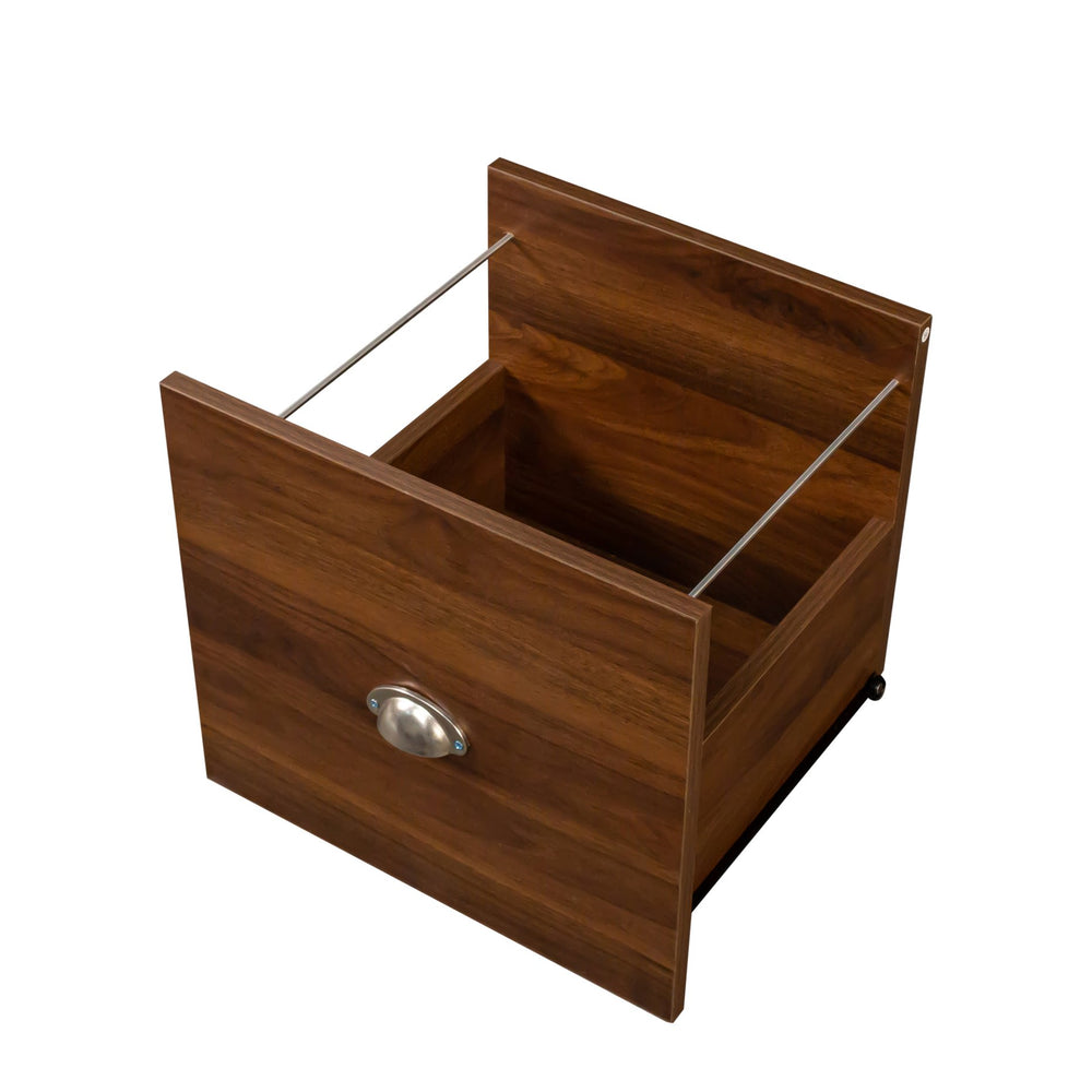 English Elm Home Office Computer Desk with Hutch, Antiqued Finish, Spacious Storage, Waterproof Scratchproof Surface Walnut W331S00186