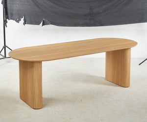 English Elm Extensible Pedestal Dining Table with MDF Top for 4-6, Stylish Durable Design, Easy Assembly, Comfortable Dining Experience Oak W234S00105