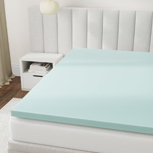 English Elm 3 Inch Certipur-us Memory Foam Full Mattress Topper Breathable Pressure Relief B337P335282