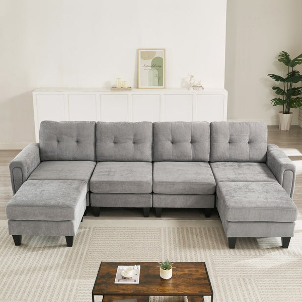 English Elm Swivel Barrel Accent Chair Chenille Tufted Round Club Seat for Living Room Lounge N719S002250E
