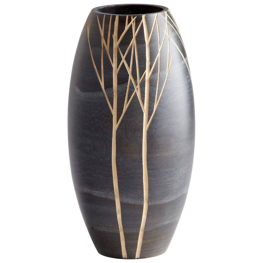 Onyx Elegant Wood Vase - Thumbnail 2