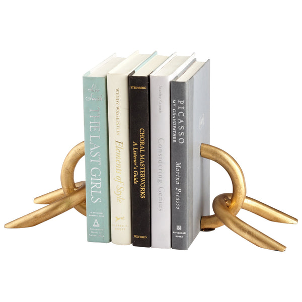 Goldie Locks Bookends Gold 06042 Cyan Design