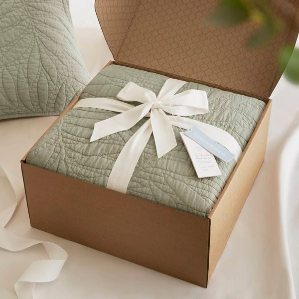 English Elm Full/queen Garment Washed Cotton Quilt Set Soft Neutral Farmhouse Bedroom Bedding Sage B035P496596