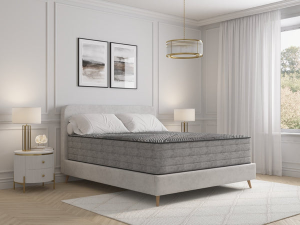 English Elm 14" Firm Full Mattress with Cooling Ice Cover Copper Gel Quilted Hybrid Design B209P284755