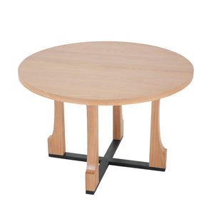 English Elm Christopher Knight Home® - 48" Round Dining Table - Timeless Farmhouse Charm For Cozy Spaces, Seats 4, Durable & Stylish Design N771P240936K