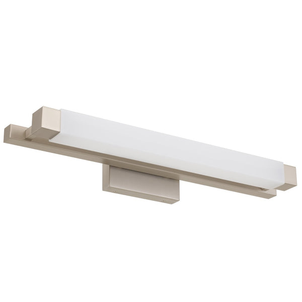 English Elm 26-inches Dimmable Led Vanity Bar with Selectable Color Temperature for Modern Bathrooms Brushed Nickel B370P394091