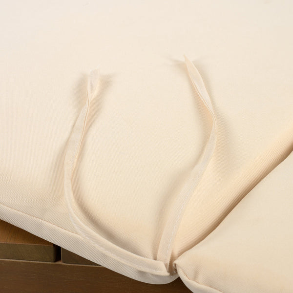 English Elm Christopher Knight Home® - Acacia Outdoor Dining Chairs Set of 2 with Rope Handles, Waterproof Washable Cushions, 400 lb Capacity Beige,Teak N779P279983B