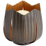 Variegated Flam Candleholder