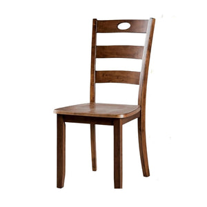 English Elm Transitional Counter Height 3pc Dining Set with USB Charging, Storage Shelves & Padded Seats Walnut 42 L x 41 W x 13 H B2741P381507