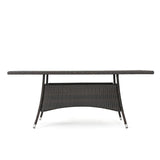 Christopher Knight Home® - Noble House - Corsica Multi Brown Pe Rectangle Dining Table