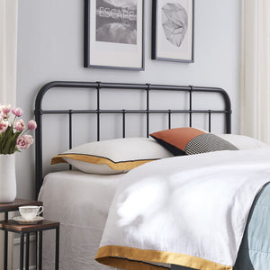 Christopher Knight Home® - Noble House - Crombie Industrial Iron King Headboard